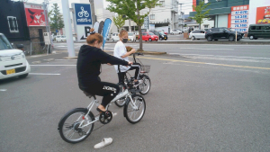 自転車デビュー(*ω*)