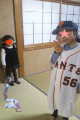 実家にて