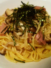 何故かパスタ