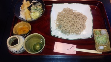 もりそば+ミニ天丼 もりそば+ミニ天丼