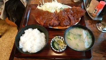 トンカツ定食(更科) トンカツ定食(更科)