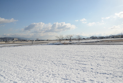 近隣の雪景色