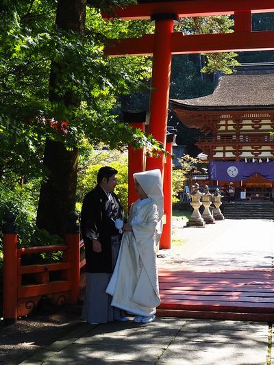 丹生都比売神社で結婚式・粉河寺で和装ブライダルロケ撮影