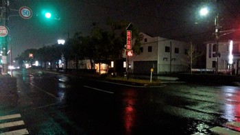 大雨Christmas Eveの夜