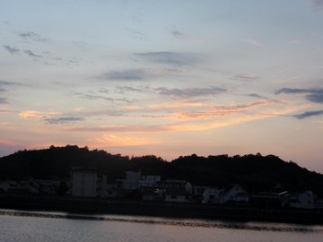夕日