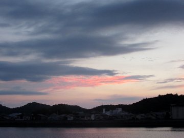 夕日