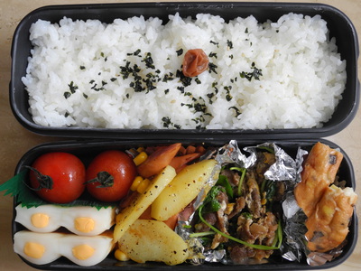 お墓参り　　お弁当