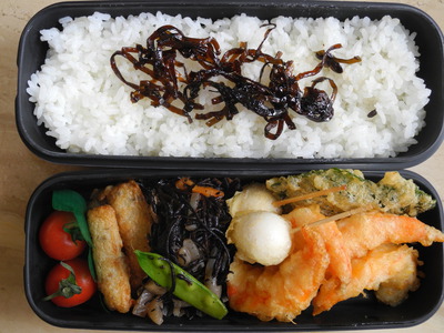 何秒かで　　お弁当
