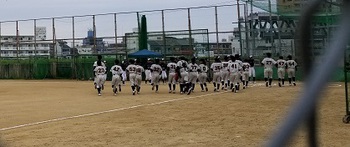 6月10日練習試合　対大阪柴島ボーイズさん　スーパージュニア