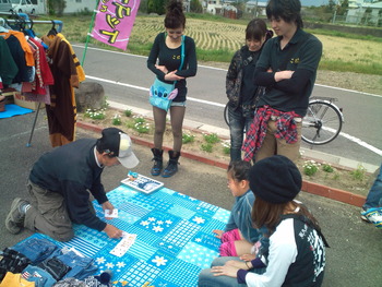 東日本震災復興支援フリーマーケット