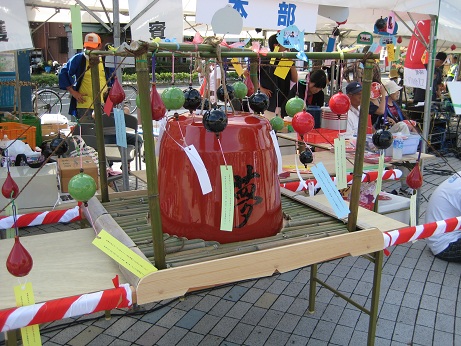 今日は駅前”夢風鈴”イベント!!