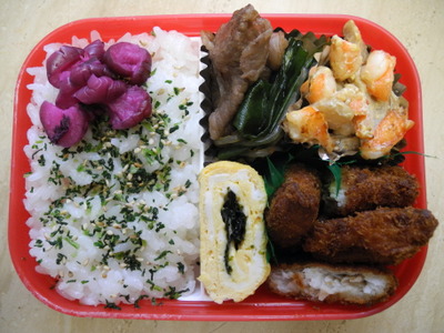 今日のお弁当