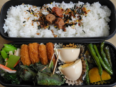 見事な紫陽花　お弁当