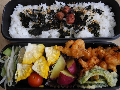 蒸せました お弁当