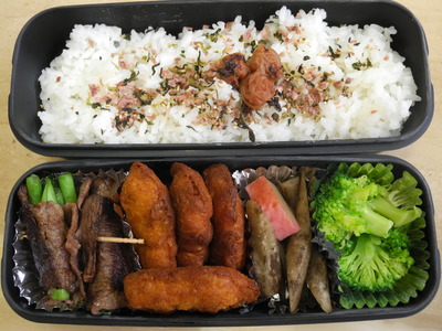 出来ました　お弁当