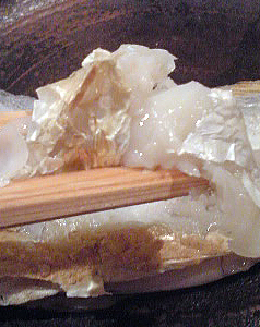 突き出し 太刀魚塩焼き