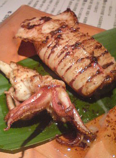 赤イカバター焼き