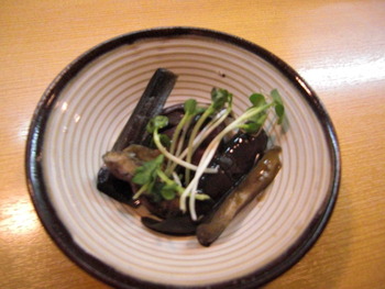 蒸しナス