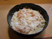 じゃがいも明太子あえ