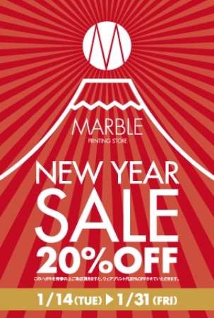 NEW YEAR SALE！