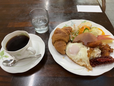 今日のモーニング(グリーン)