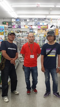 ご来店頂きました。