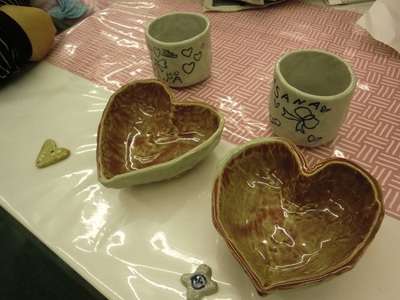キッズ商店街“陶芸家”作品の返却開始しています。