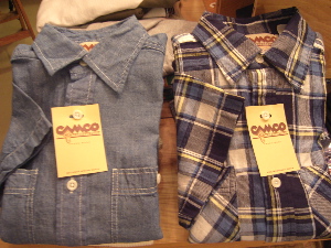CAMCOなどなど入荷。夏日ですね。