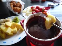 チョコレートフォンデュ
