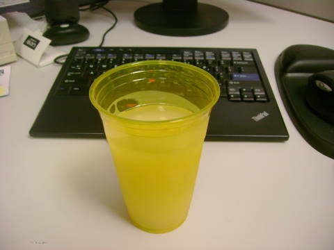 飲みながら仕事