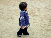 一昨日、片男波で孫たちと