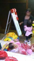 赤ちゃん運動会の準備