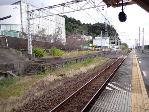 東海道線根府川駅