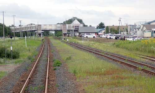 室蘭線由仁駅