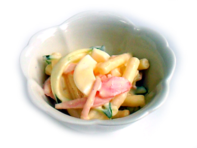 本日のお薦め食材「昔懐かしマカロニサラダ!」