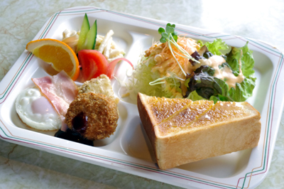 今日のモーニング