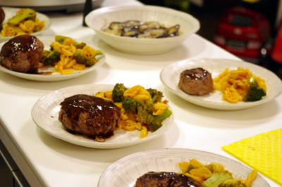 手作り料理!