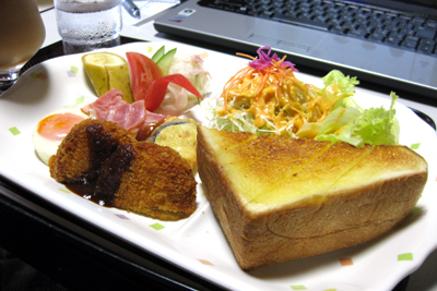 今日の朝ごはん「モーニング」