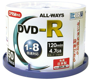 DVD-R　（CPRM対応）