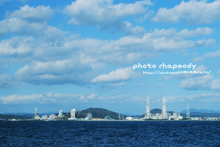 流れる雲。