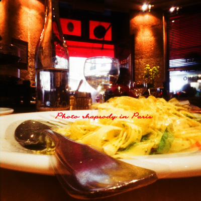前菜パスタ。