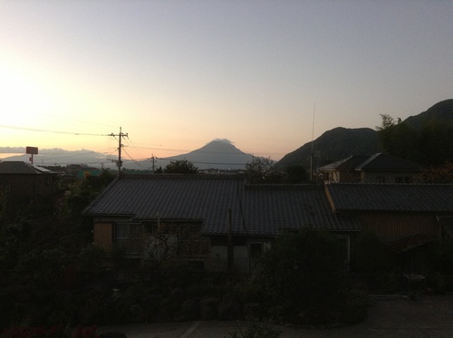 今朝の桜島