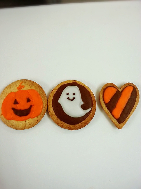 ハロウィンクッキー(*≧∀≦*)