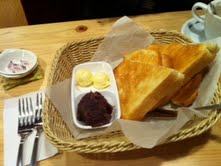 小倉あんトースト!!&コメダ珈琲