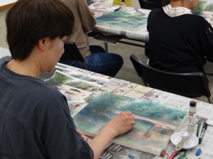 クレパス画教室開催のご報告