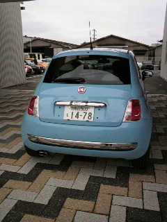 『FIAT500AZZURRA』
