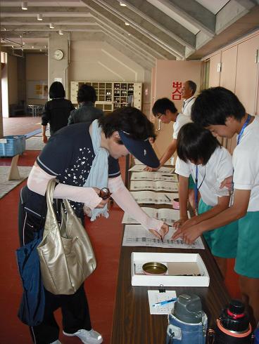亀川中学校の生徒さん達が職業体験に来てくれました